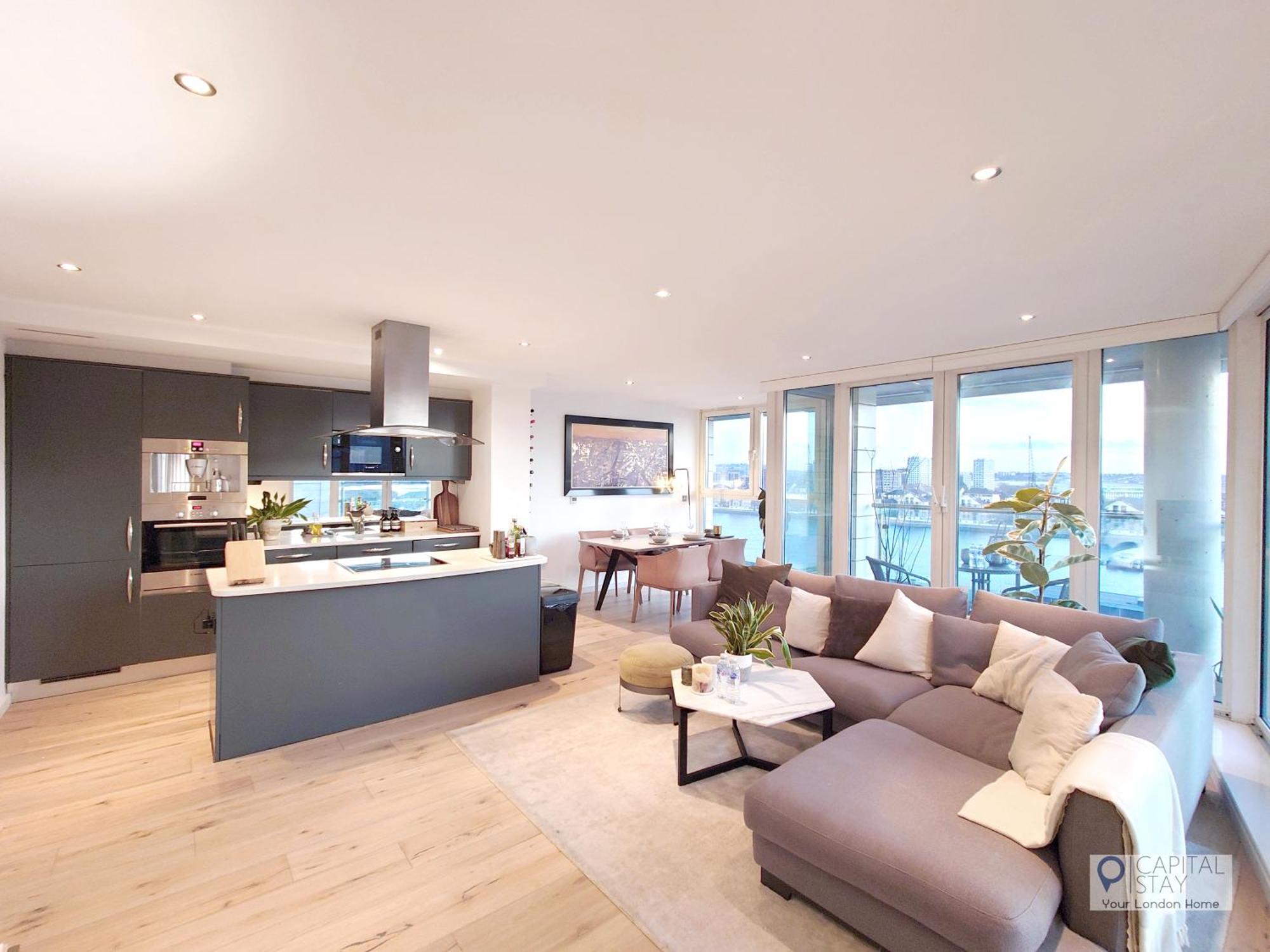 Deluxe Two Bed Apartment With River & City View London Ngoại thất bức ảnh