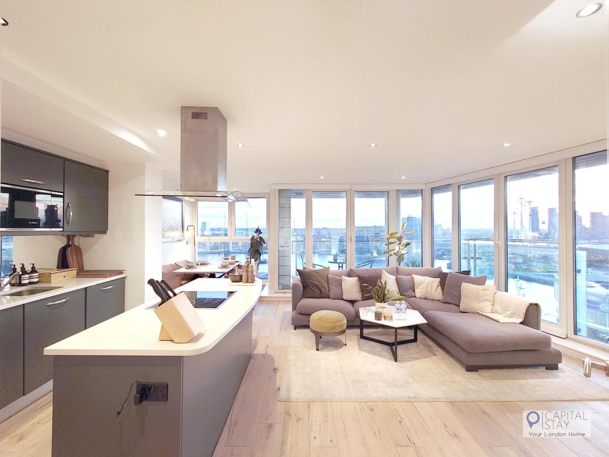 Deluxe Two Bed Apartment With River & City View London Ngoại thất bức ảnh